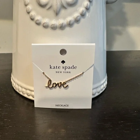 Kate Spade Say Yes Love Pendant Necklace - Picture 3 of 4